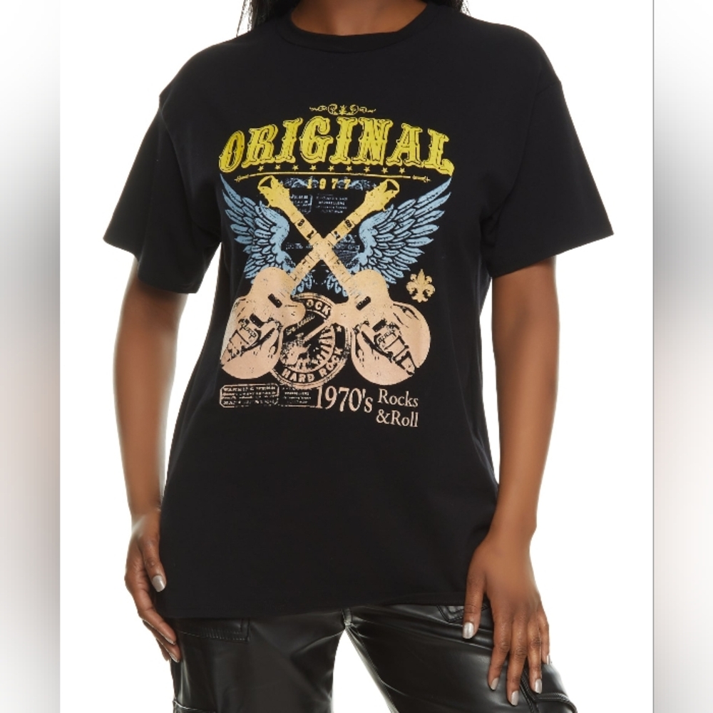 Great Rock Graphic Tee NWOT